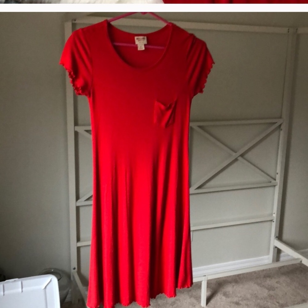 Target Mossimo Lettuce Edge Shift Dress